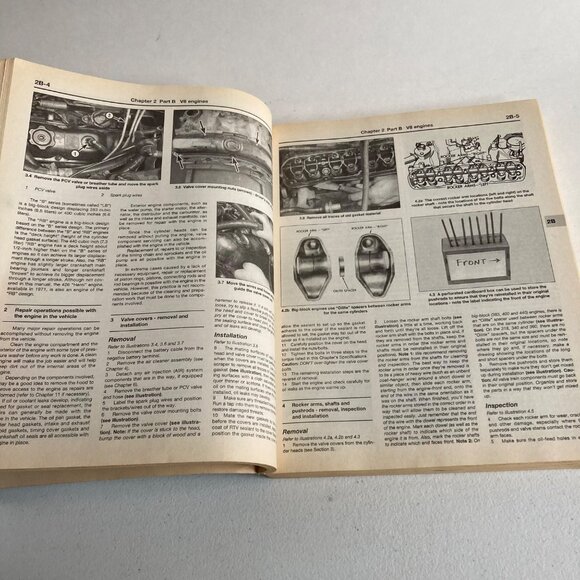 Haynes 1971-1989 Dodge Plymouth Chrysler Repair Manual #30050 Rear Wheel Drive - Picture 4 of 6